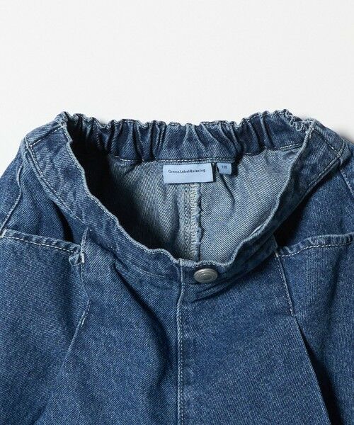 green label relaxing / グリーンレーベル リラクシング ショート・ハーフ・半端丈パンツ | デニム タックキュロット パンツ / キッズ 100cm-160cm | 詳細17