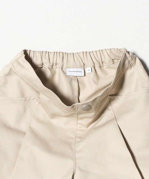 green label relaxing / グリーンレーベル リラクシング ショート・ハーフ・半端丈パンツ | ツイルタック キュロットパンツ 100cm-160cm | 詳細17