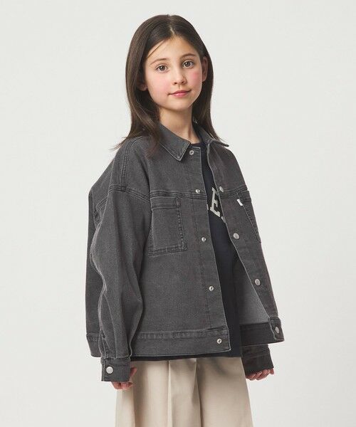 green label relaxing / グリーンレーベル リラクシング その他アウター | デニム ブルゾン / キッズ  ストレッチ 100cm-160cm | 詳細1