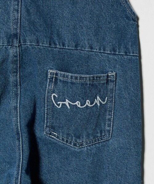 green label relaxing / グリーンレーベル リラクシング ロング・マキシ丈ワンピース | デニム サロペット / キッズ  100cm-160cm | 詳細21