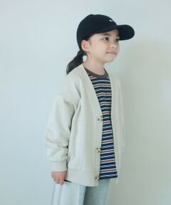green label relaxing / グリーンレーベル リラクシング カーディガン・ボレロ | 裏毛 Vネック カーディガン / キッズ  100cm-160cm