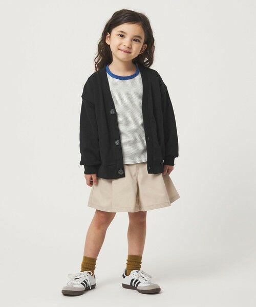 green label relaxing / グリーンレーベル リラクシング カーディガン・ボレロ | 裏毛 Vネック カーディガン / キッズ  100cm-160cm | 詳細2