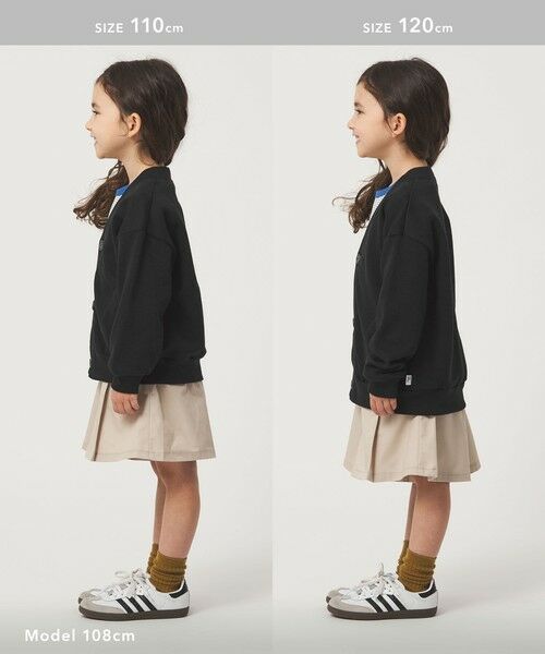 green label relaxing / グリーンレーベル リラクシング カーディガン・ボレロ | 裏毛 Vネック カーディガン / キッズ  100cm-160cm | 詳細4