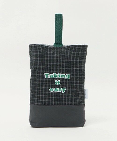 green label relaxing / グリーンレーベル リラクシング トートバッグ | シューズバッグ（レタード） / キッズ（DK.GRAY）