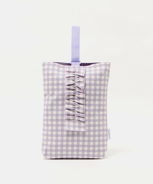 green label relaxing / グリーンレーベル リラクシング トートバッグ | シューズバッグ（ギンガム） / キッズ（LILAC）