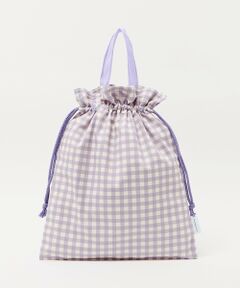 green label relaxing / グリーンレーベル リラクシング その他小物 | 巾着バッグ（大）（ギンガム） / キッズ
