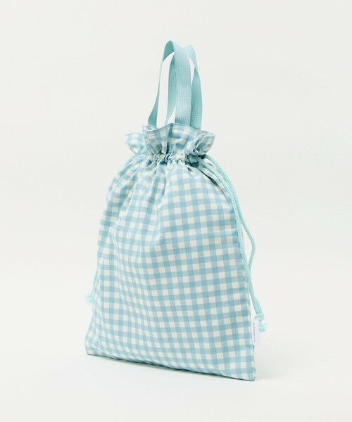 green label relaxing / グリーンレーベル リラクシング その他小物 | 巾着バッグ（大）（ギンガム） / キッズ | 詳細1