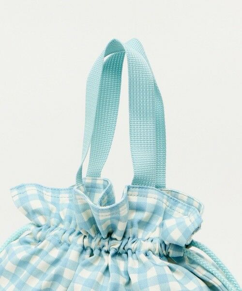 green label relaxing / グリーンレーベル リラクシング その他小物 | 巾着バッグ（大）（ギンガム） / キッズ | 詳細2