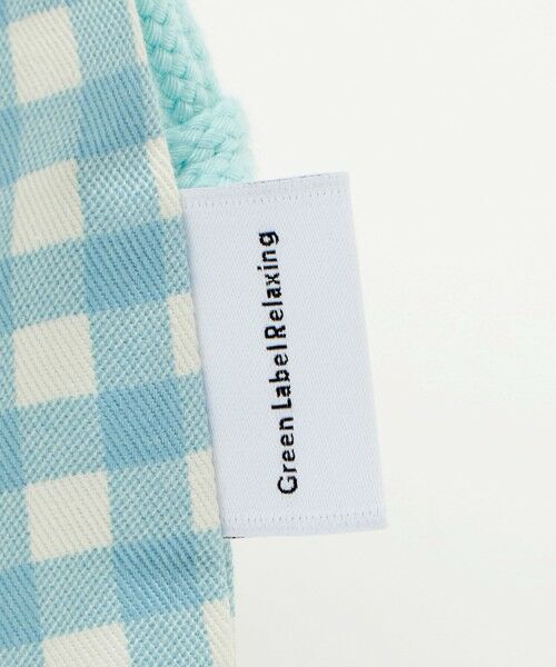 green label relaxing / グリーンレーベル リラクシング その他小物 | 巾着バッグ（大）（ギンガム） / キッズ | 詳細4