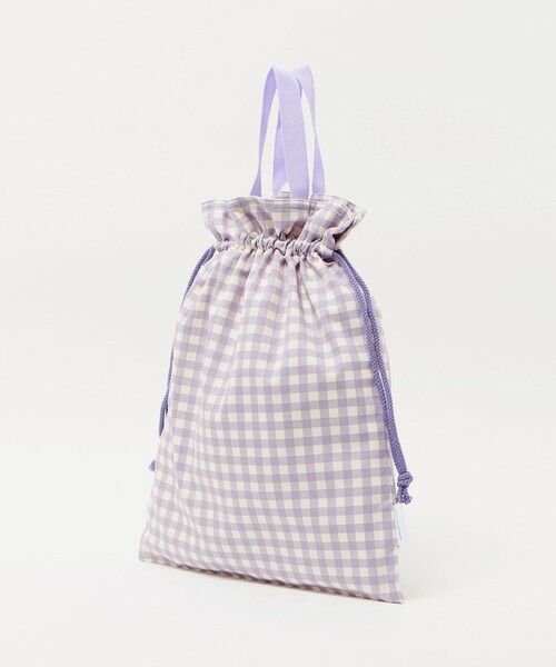 green label relaxing / グリーンレーベル リラクシング その他小物 | 巾着バッグ（大）（ギンガム） / キッズ | 詳細8
