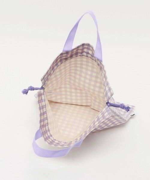 green label relaxing / グリーンレーベル リラクシング その他小物 | 巾着バッグ（大）（ギンガム） / キッズ | 詳細11