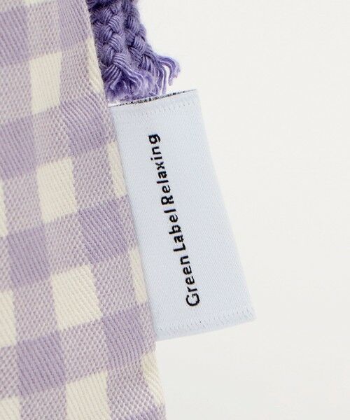 green label relaxing / グリーンレーベル リラクシング その他小物 | 巾着バッグ（大）（ギンガム） / キッズ | 詳細14