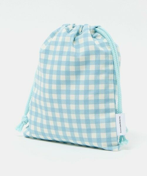 green label relaxing / グリーンレーベル リラクシング その他小物 | 巾着バッグ（小）（ギンガム） / キッズ | 詳細3