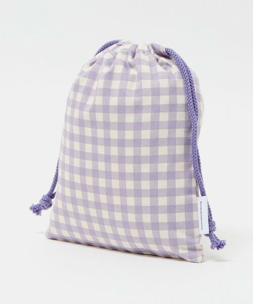 green label relaxing / グリーンレーベル リラクシング その他小物 | 巾着バッグ（小）（ギンガム） / キッズ | 詳細10