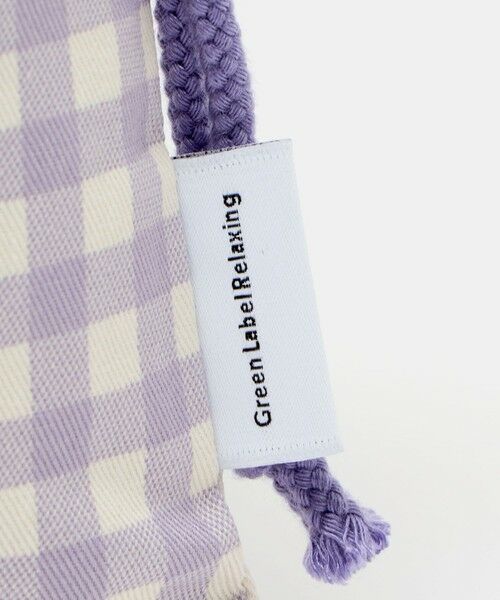 green label relaxing / グリーンレーベル リラクシング その他小物 | 巾着バッグ（小）（ギンガム） / キッズ | 詳細13