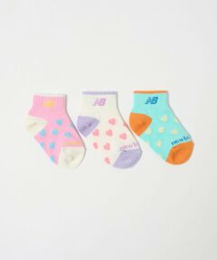 green label relaxing / グリーンレーベル リラクシング ソックス | ＜New Balance＞GIRLS ソックス 3P / キッズ 13cm-19cm