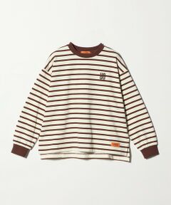 green label relaxing / グリーンレーベル リラクシング カットソー | 【別注】＜UNIVERSAL OVERALL＞ボーダー ロングスリーブ / キッズ  140cm-160cm