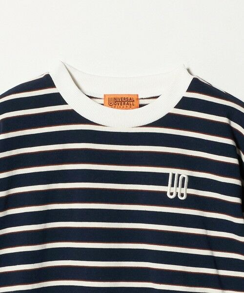 green label relaxing / グリーンレーベル リラクシング カットソー | 【別注】＜UNIVERSAL OVERALL＞ボーダー ロングスリーブ / キッズ  140cm-160cm | 詳細5