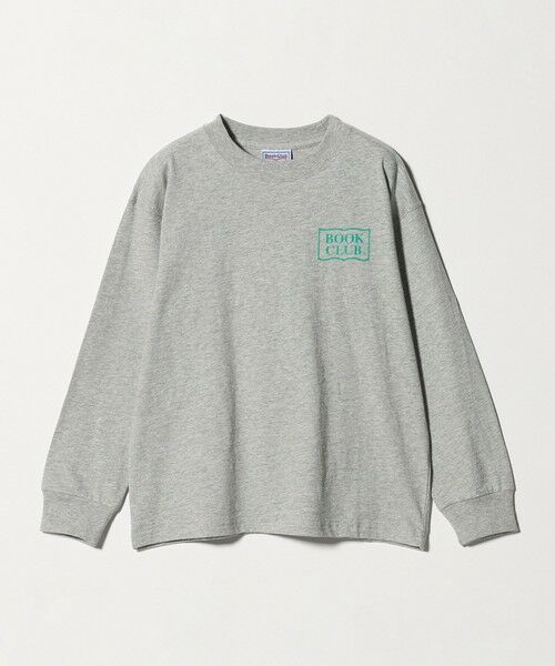 green label relaxing / グリーンレーベル リラクシング カットソー | 【別注】＜BOOK CLUB＞ロゴ ロングスリーブTシャツ / キッズ  140cm-150cm | 詳細6