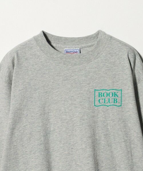 green label relaxing / グリーンレーベル リラクシング カットソー | 【別注】＜BOOK CLUB＞ロゴ ロングスリーブTシャツ / キッズ  140cm-150cm | 詳細7
