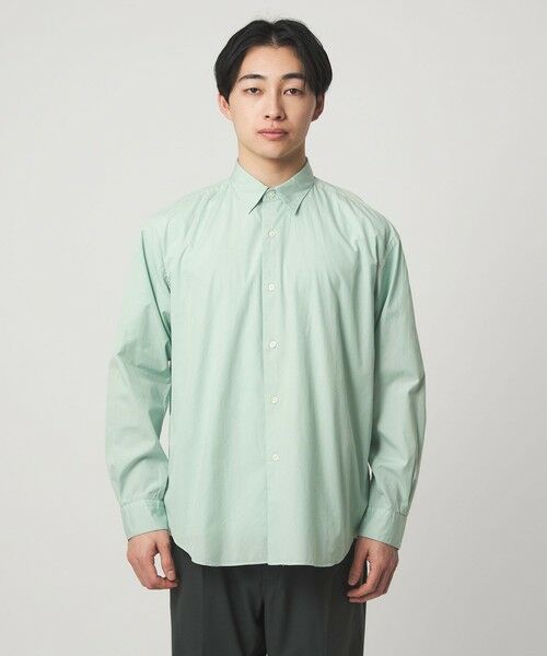 green label relaxing / グリーンレーベル リラクシング シャツ・ブラウス | コットン ブロード ガーメントダイ レギュラーカラー 長袖 シャツ | 詳細19