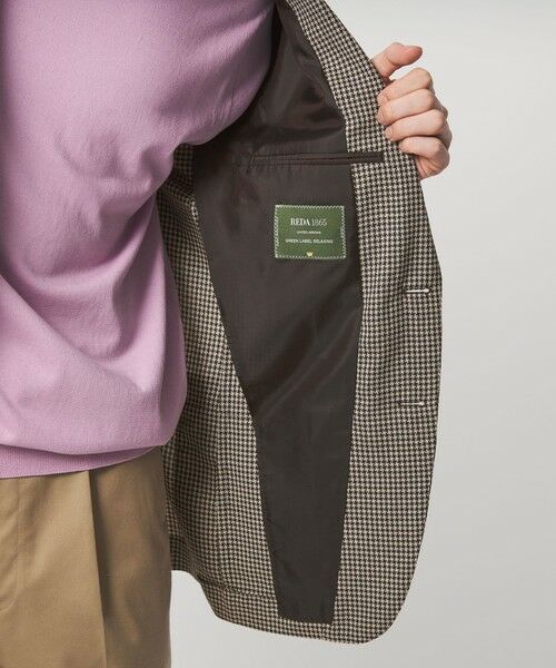 green label relaxing / グリーンレーベル リラクシング テーラードジャケット | REDA MESH チドリ 2B RG ジャケット | 詳細17