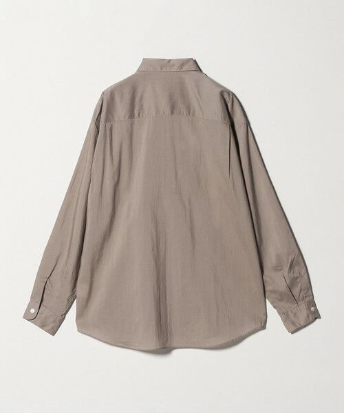 green label relaxing / グリーンレーベル リラクシング シャツ・ブラウス | レーヨンナイロン ワッシャー ダブルパッチポケット レギュラーカラー シャツ | 詳細8
