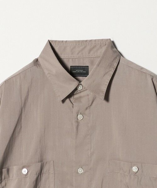 green label relaxing / グリーンレーベル リラクシング シャツ・ブラウス | レーヨンナイロン ワッシャー ダブルパッチポケット レギュラーカラー シャツ | 詳細9
