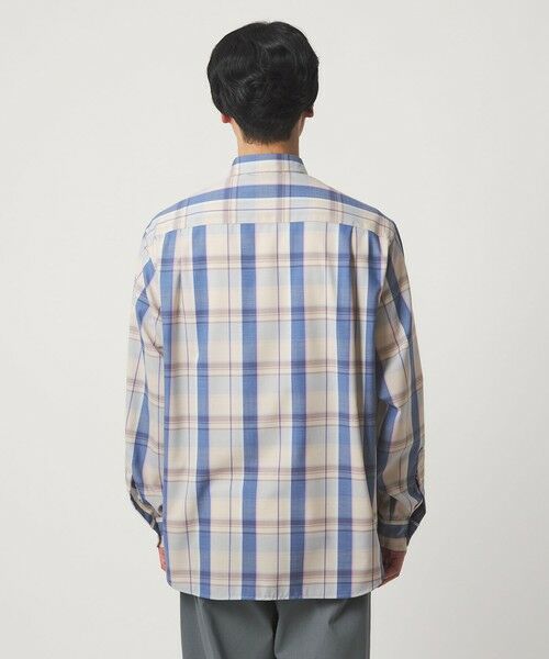 green label relaxing / グリーンレーベル リラクシング シャツ・ブラウス | ウォッシャブル トロ パターン ジャストルーズ シャツ -ストレッチ- | 詳細12