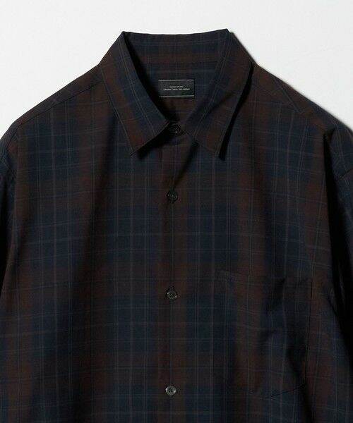 green label relaxing / グリーンレーベル リラクシング シャツ・ブラウス | ウォッシャブル トロ パターン ジャストルーズ シャツ -ストレッチ- | 詳細30