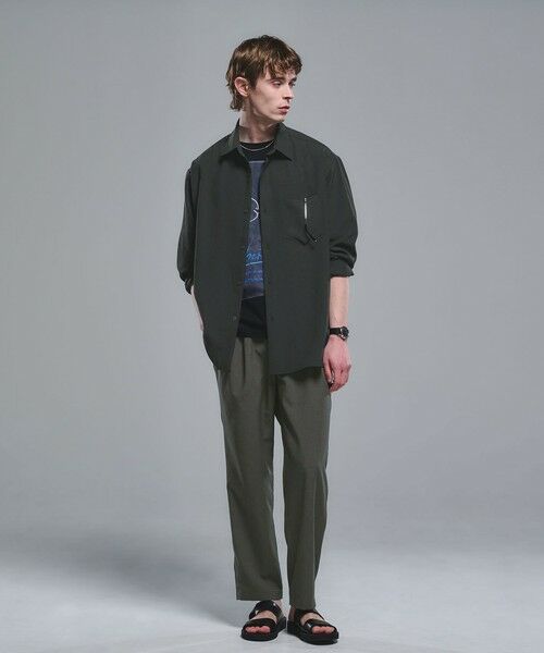 green label relaxing / グリーンレーベル リラクシング シャツ・ブラウス | ワッシャー ポプリン ボックス シャツ | 詳細2