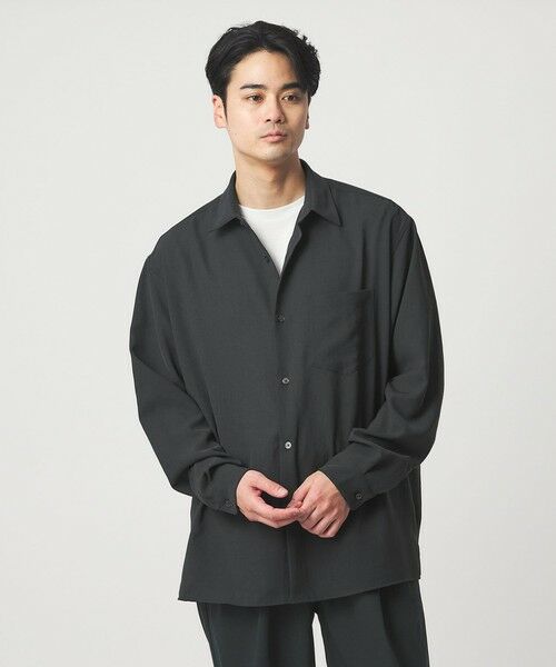 green label relaxing / グリーンレーベル リラクシング シャツ・ブラウス | ワッシャー ポプリン ボックス シャツ | 詳細3