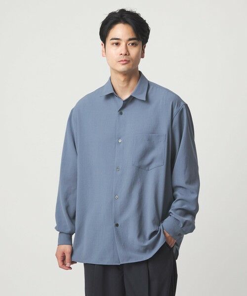 green label relaxing / グリーンレーベル リラクシング シャツ・ブラウス | ワッシャー ポプリン ボックス シャツ | 詳細23