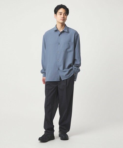 green label relaxing / グリーンレーベル リラクシング シャツ・ブラウス | ワッシャー ポプリン ボックス シャツ | 詳細24