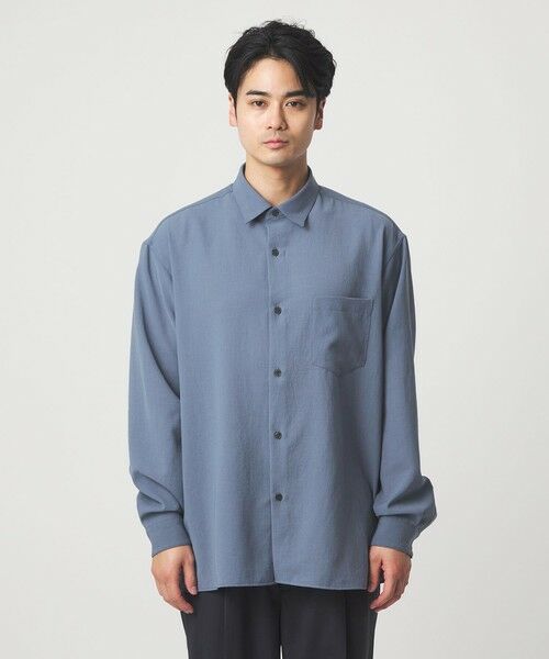 green label relaxing / グリーンレーベル リラクシング シャツ・ブラウス | ワッシャー ポプリン ボックス シャツ | 詳細22