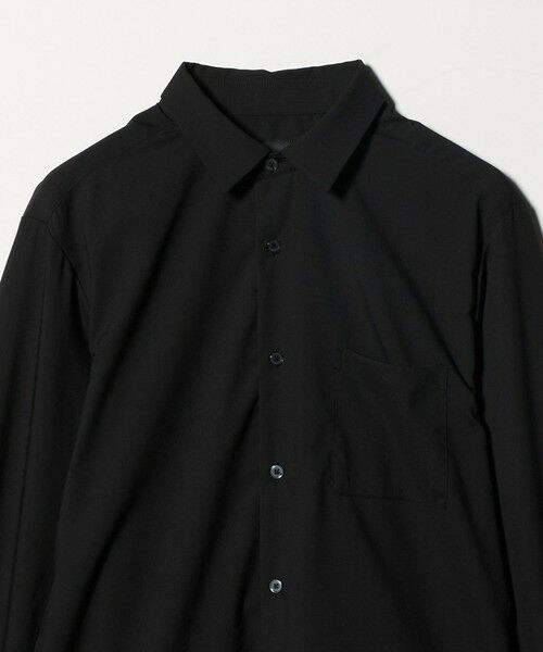 green label relaxing / グリーンレーベル リラクシング シャツ・ブラウス | 【WEB限定】JUST fit ウールライク シャツ -横ストレッチ- | 詳細4