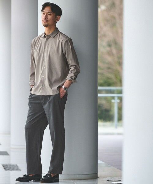 green label relaxing / グリーンレーベル リラクシング シャツ・ブラウス | 【WEB限定】JUST fit エアリー ストライプ シャツ | 詳細4