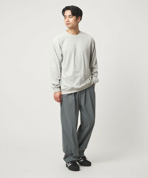 green label relaxing / グリーンレーベル リラクシング カットソー | メランジ パイル クルーネック カットソー | 詳細5
