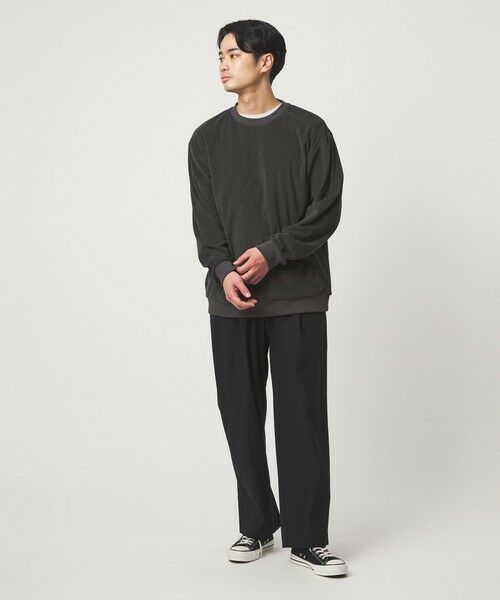 green label relaxing / グリーンレーベル リラクシング カットソー | メランジ パイル クルーネック カットソー | 詳細13
