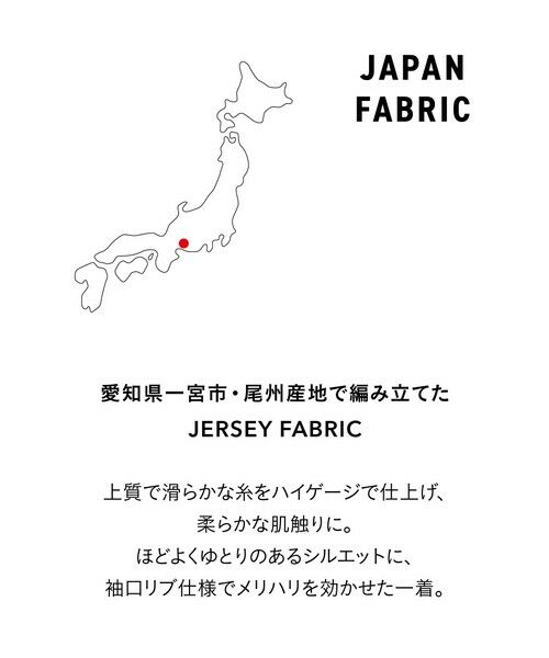 green label relaxing / グリーンレーベル リラクシング カットソー | ALBINI ハイゲージ モクロディ クルーネック カットソー | 詳細1