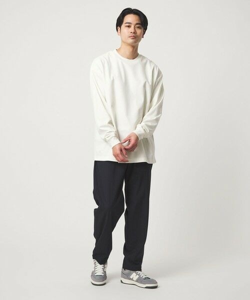 green label relaxing / グリーンレーベル リラクシング カットソー | ALBINI ハイゲージ モクロディ クルーネック カットソー | 詳細2