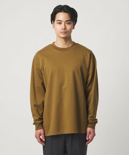 green label relaxing / グリーンレーベル リラクシング カットソー | ALBINI ハイゲージ モクロディ クルーネック カットソー | 詳細13