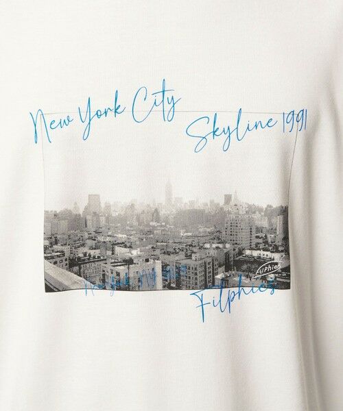 green label relaxing / グリーンレーベル リラクシング カットソー | 【別注】＜Filphies＞ニューヨーク フォト 長袖 Tシャツ | 詳細8