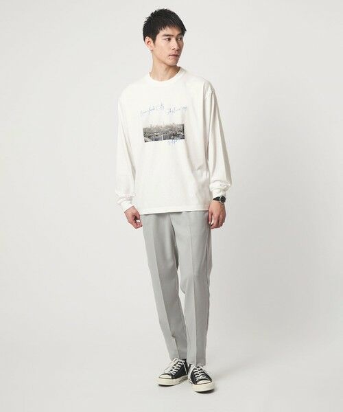 green label relaxing / グリーンレーベル リラクシング カットソー | 【別注】＜Filphies＞ニューヨーク フォト 長袖 Tシャツ | 詳細2