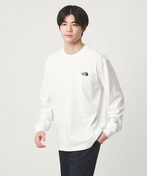 green label relaxing / グリーンレーベル リラクシング カットソー | ＜THE NORTH FACE＞バック スクエアロゴ ロングスリーブ 長袖 Tシャツ | 詳細1