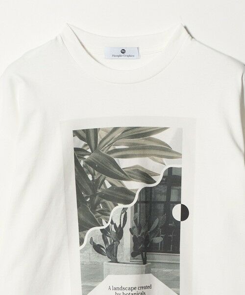 green label relaxing / グリーンレーベル リラクシング Tシャツ | ＜Phospho Graphica＞グラフィック ロングスリーブ Tシャツ | 詳細18