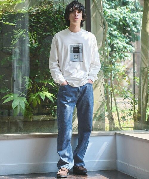green label relaxing / グリーンレーベル リラクシング Tシャツ | ＜Phospho Graphica＞グラフィック ロングスリーブ Tシャツ | 詳細21