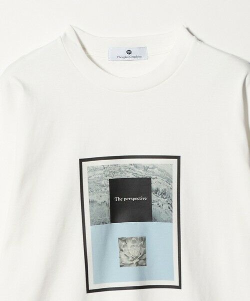 green label relaxing / グリーンレーベル リラクシング Tシャツ | ＜Phospho Graphica＞グラフィック ロングスリーブ Tシャツ | 詳細25