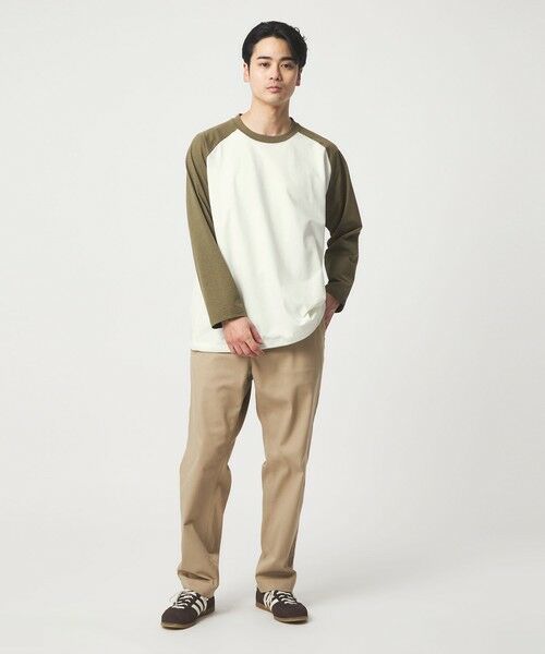 green label relaxing / グリーンレーベル リラクシング カットソー | 【別注】＜DAIWA＞GLR 合繊 ラグラン Tシャツ | 詳細3