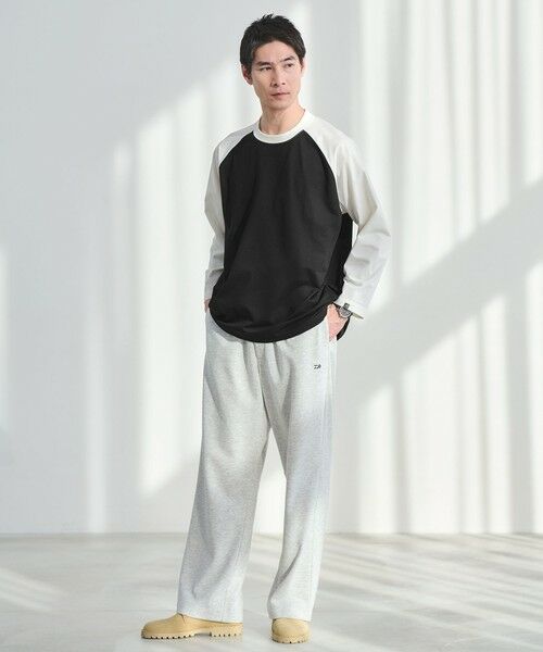 green label relaxing / グリーンレーベル リラクシング カットソー | 【別注】＜DAIWA＞GLR 合繊 ラグラン Tシャツ | 詳細8